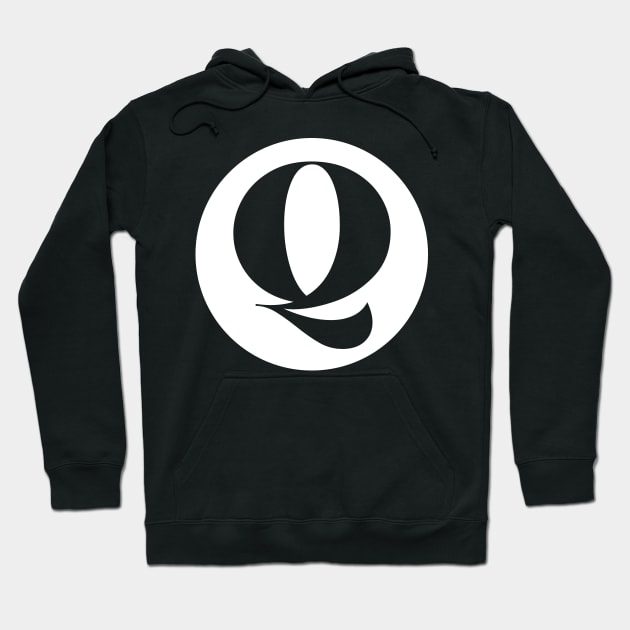 Q (Letter Initial Monogram) Hoodie by n23tees